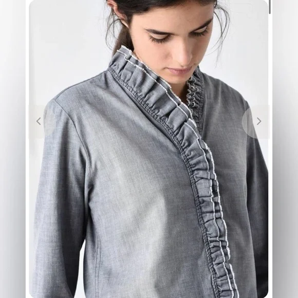 NWOT Isabel Marant Etoile LAWENDY Grey Top - Picture 1 of 8